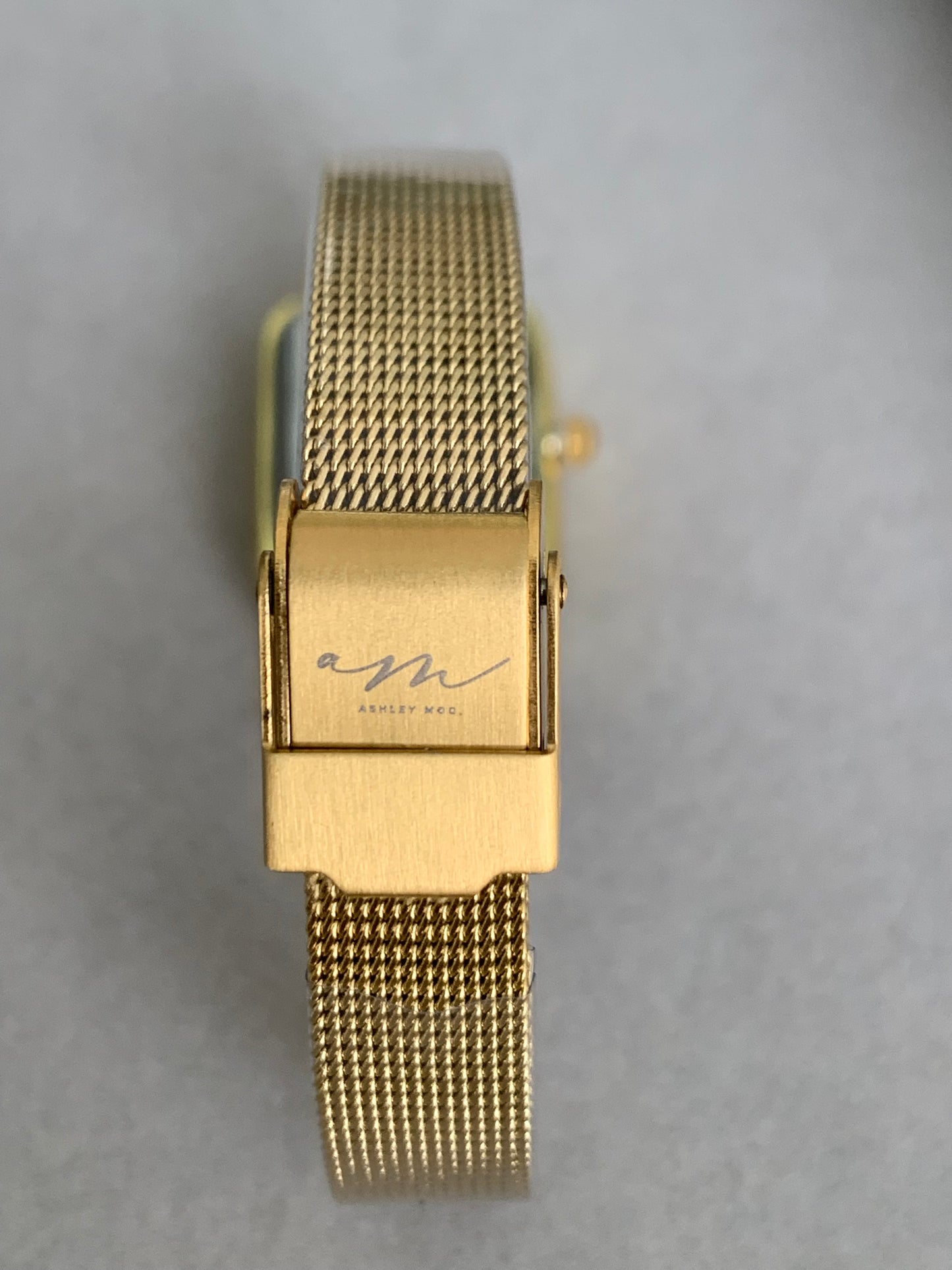 Lumina Watch - White on Gold
