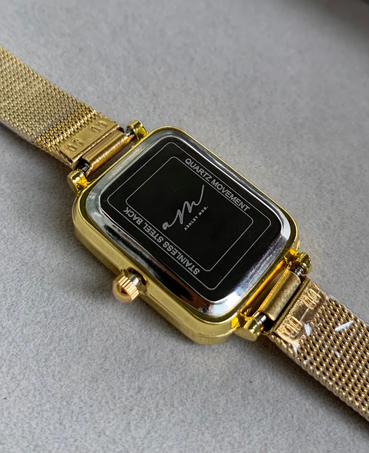 Lumina Watch - White on Gold