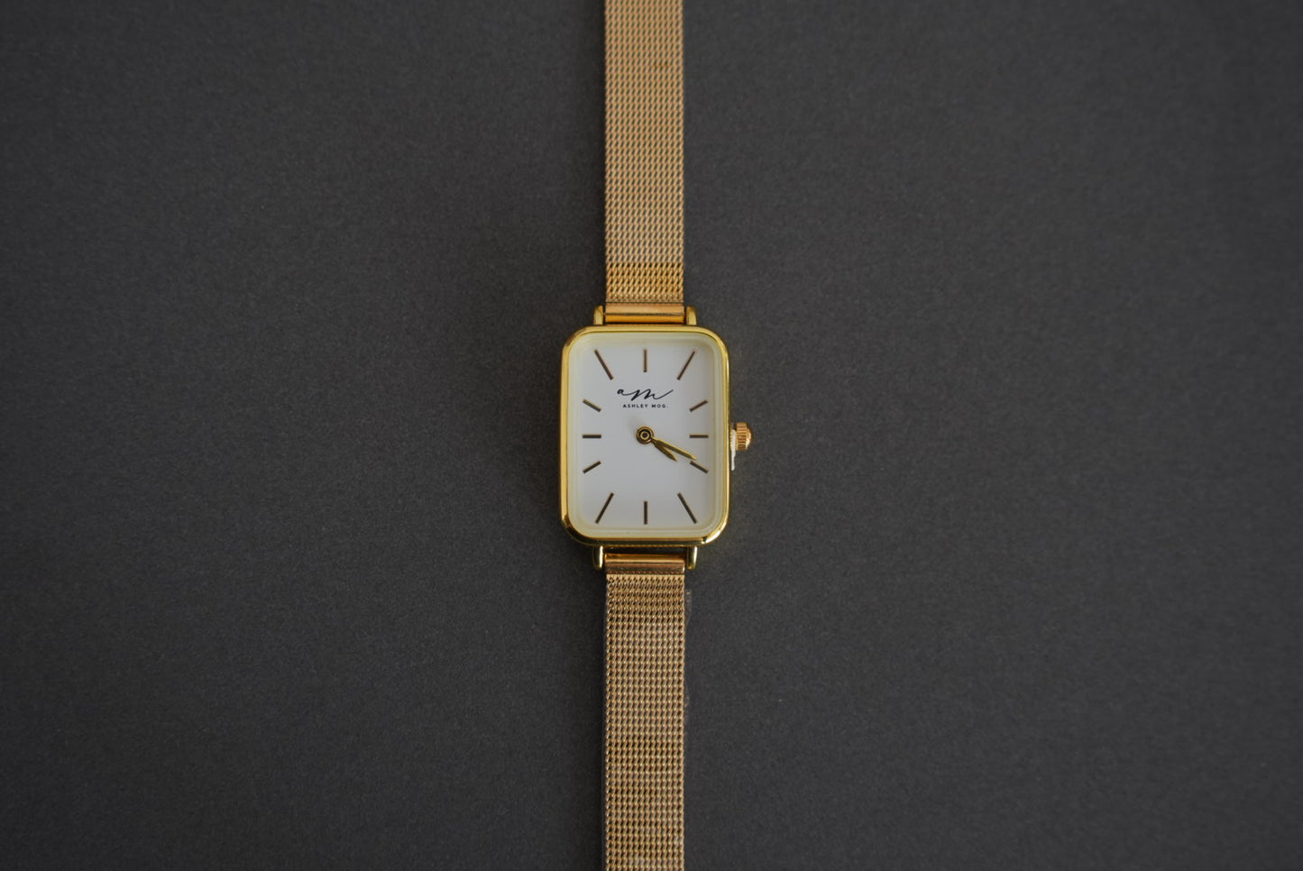 Lumina Watch - White on Gold