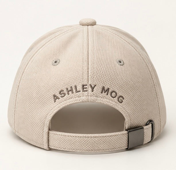 Ashley Mog The Signature Cap in Cream - back view