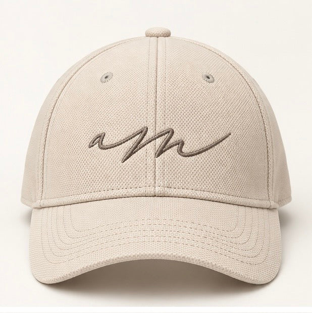 Ashley Mog The Signature Cap in Cream - front view